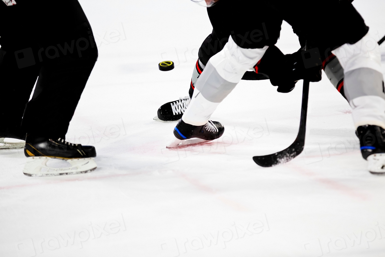 Ice hockey match on the rink Free Photo rawpixel