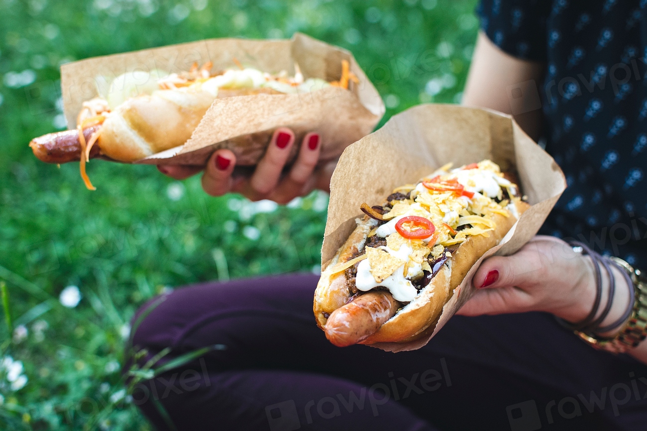 Beef hot dog Free Photo rawpixel