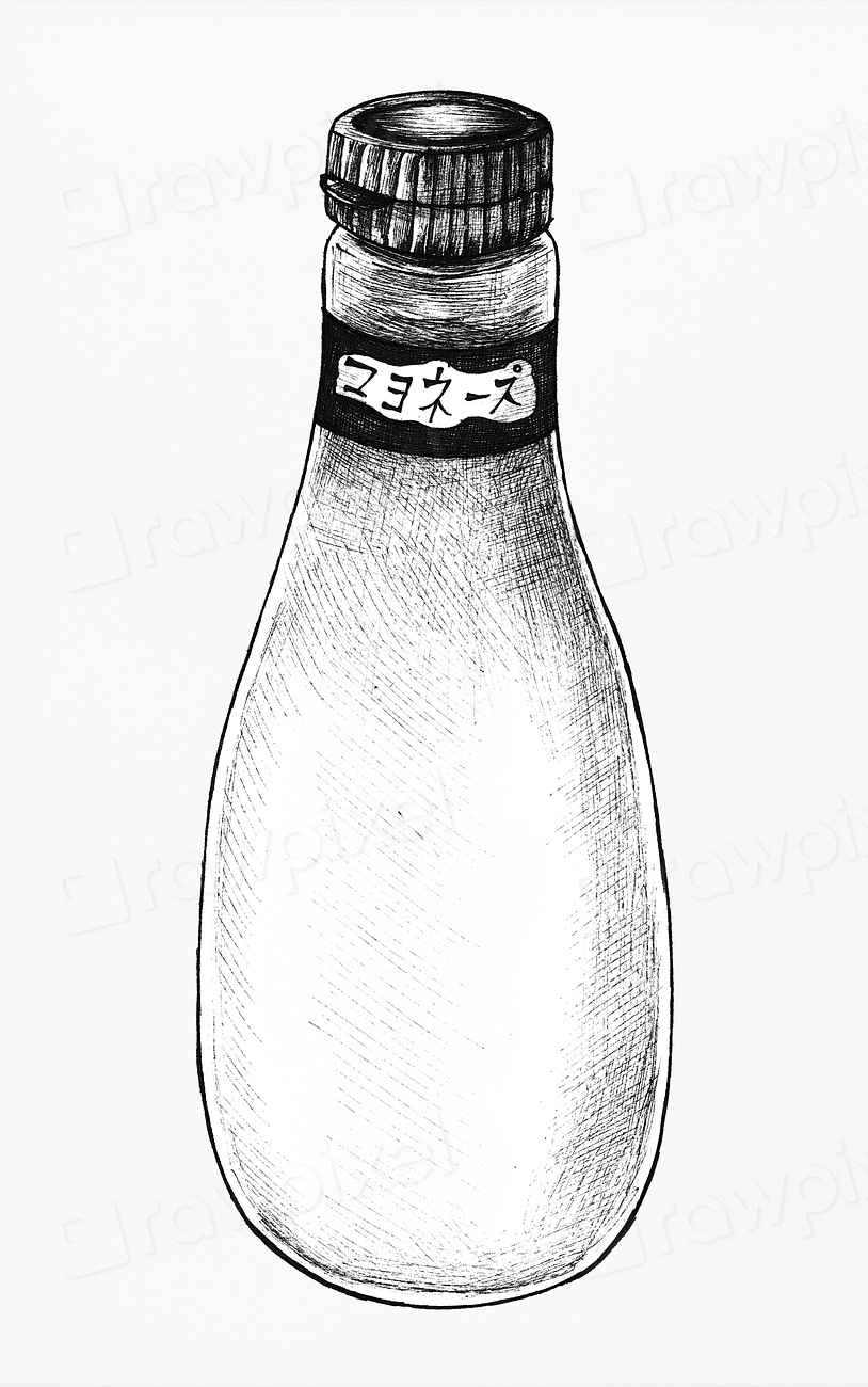 hand-drawn-japanese-mayonnaise-dressing-free-photo-illustration