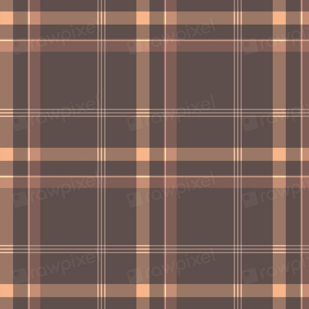 Plaid pattern background, brown tartan, | Premium PSD - rawpixel