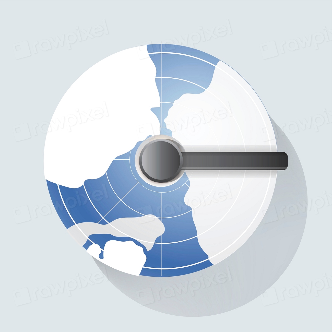 Globe world map vector illustration | Free Vector - rawpixel
