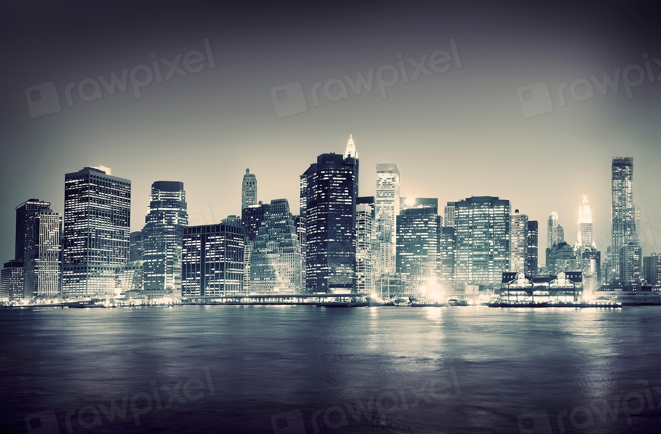 City Scape New York Buildings | Premium Photo - Rawpixel