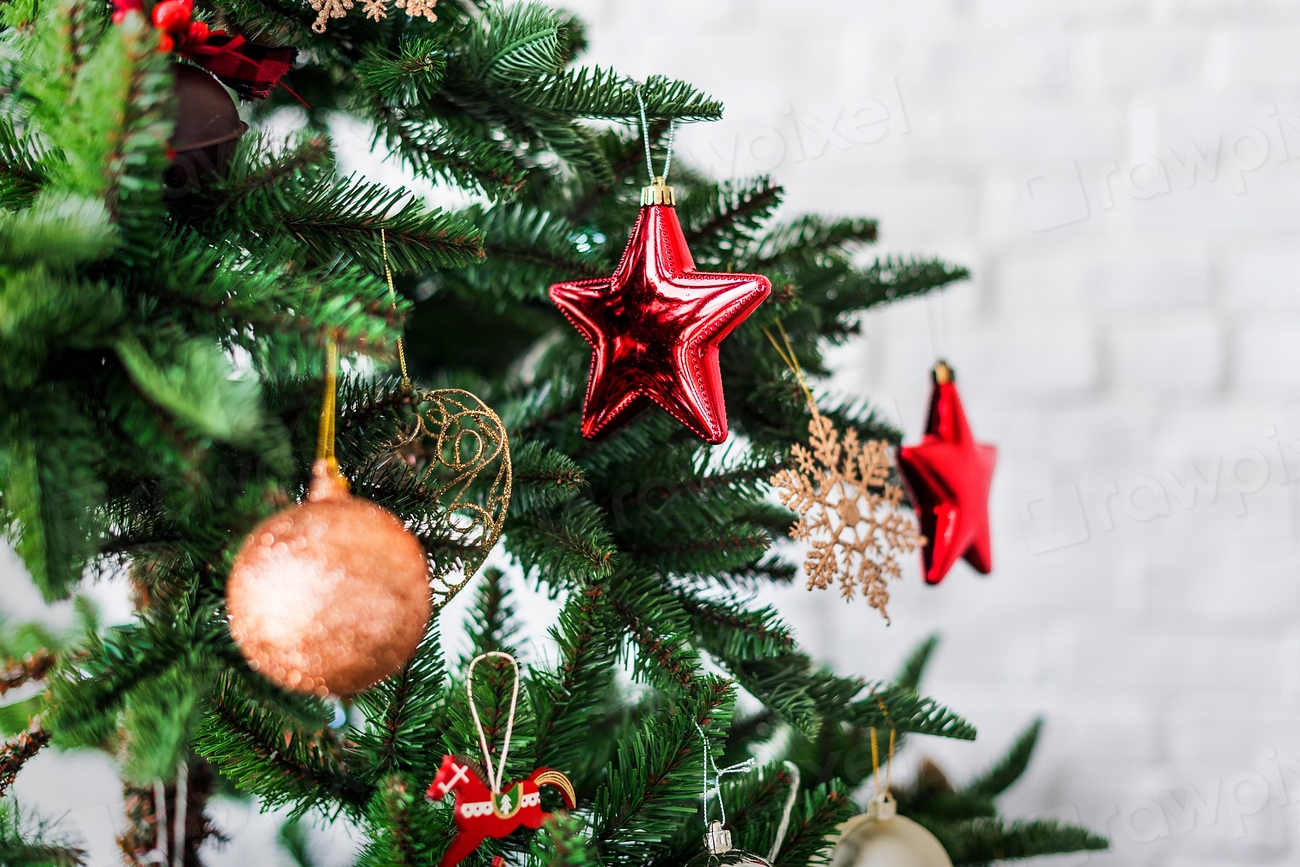 Close Christmas Tree Decorations | Premium Photo - Rawpixel