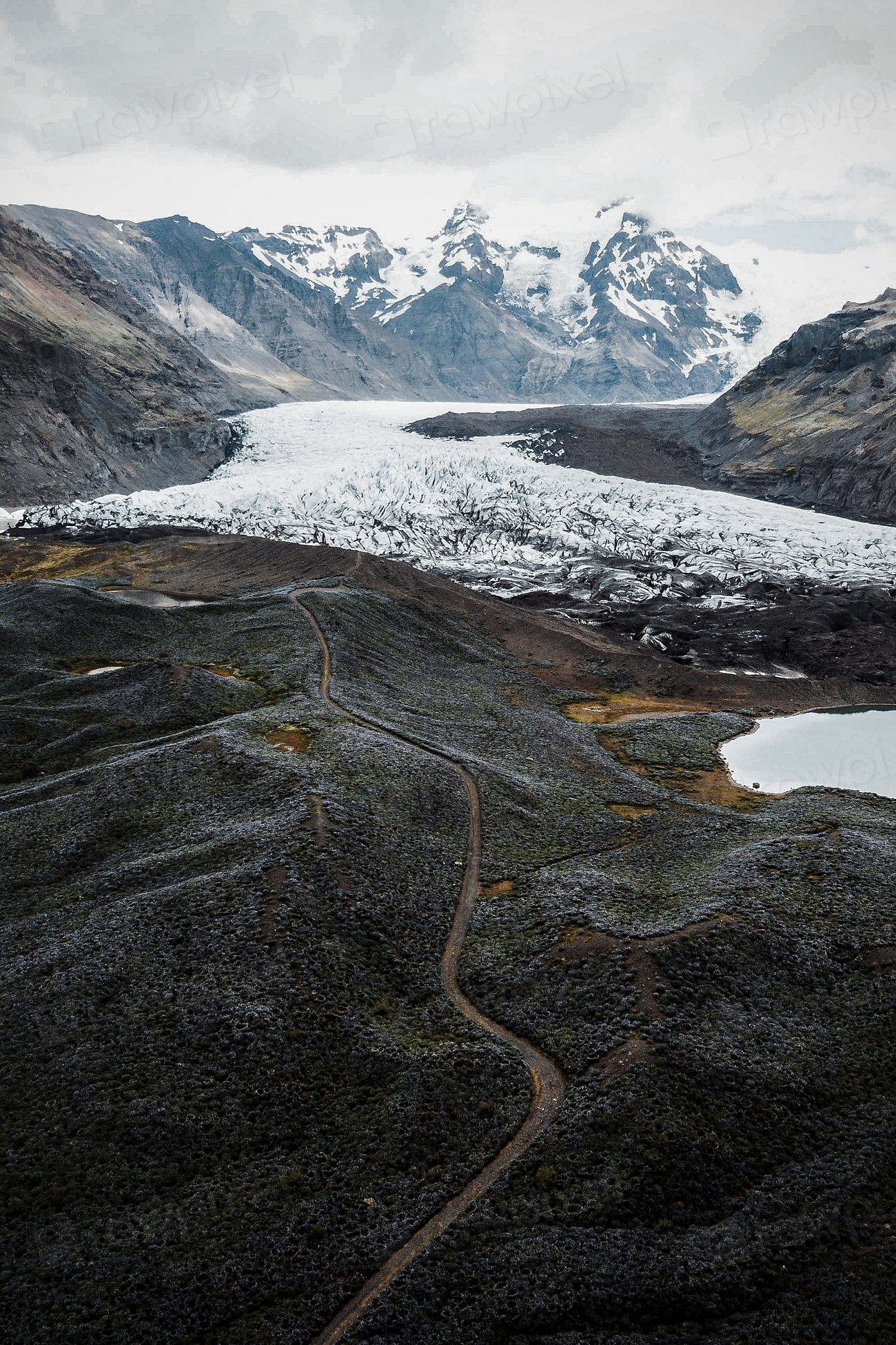 View of glacier at South | Premium Photo - rawpixel