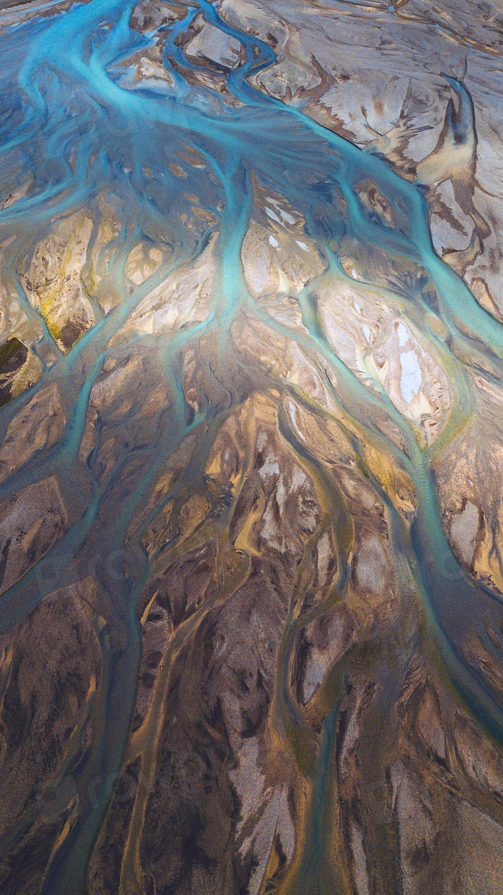 View Icelandic glacial river flow Premium Photo rawpixel