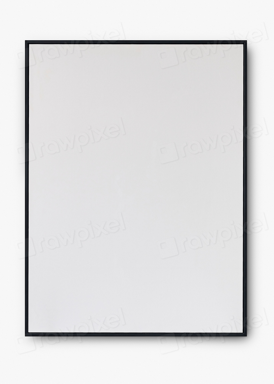 Simple black frame psd mockup Premium PSD Mockup rawpixel