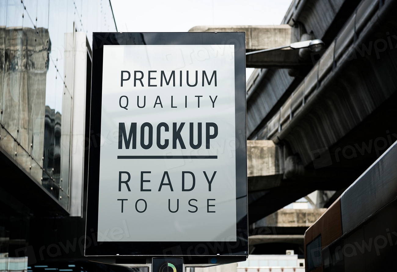 simple advertisement board design for shop