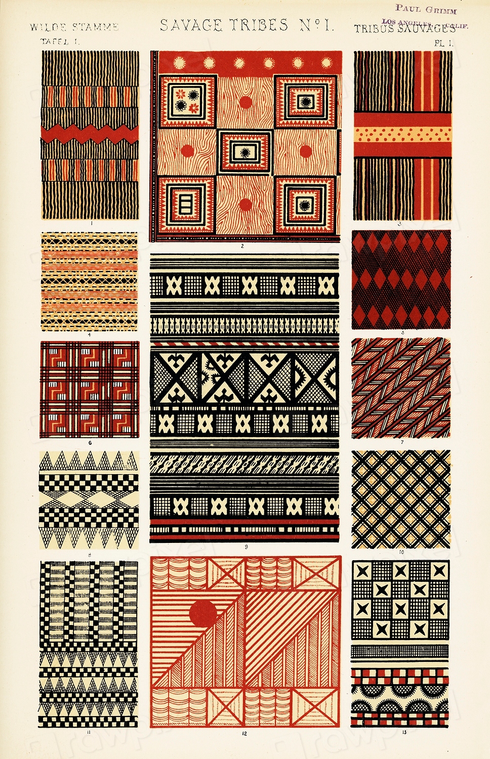 Vintage pattern. Digitally enhanced our | Free Photo Illustration ...