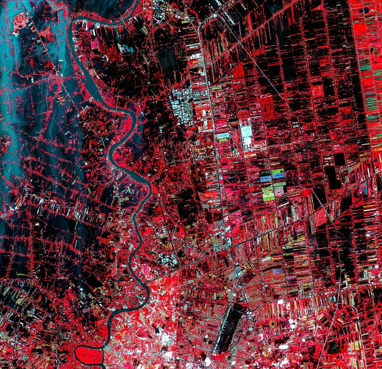 Thailand floods monitored by a NASA Free Photo rawpixel