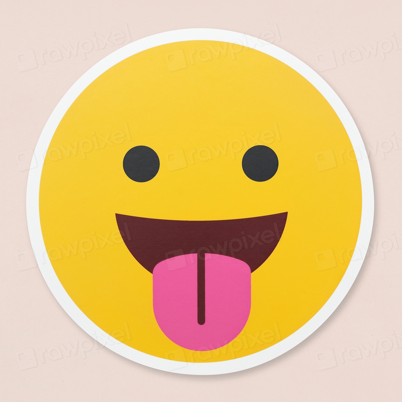 Emoticon Stuck Tongue Character Free Photo Rawpixel 