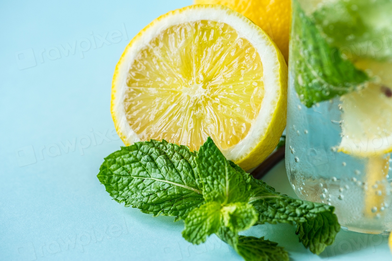 Lemon mint infused water recipe Premium Photo rawpixel