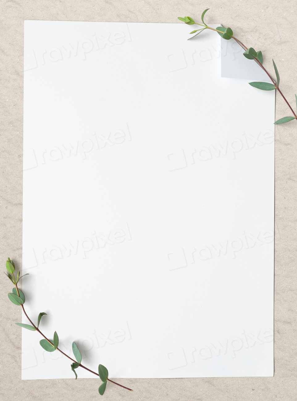 Blank plain white paper template | Premium PSD Mockup - rawpixel