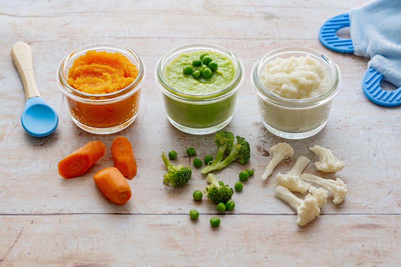 Homemade baby food puree organic | Free Photo - rawpixel