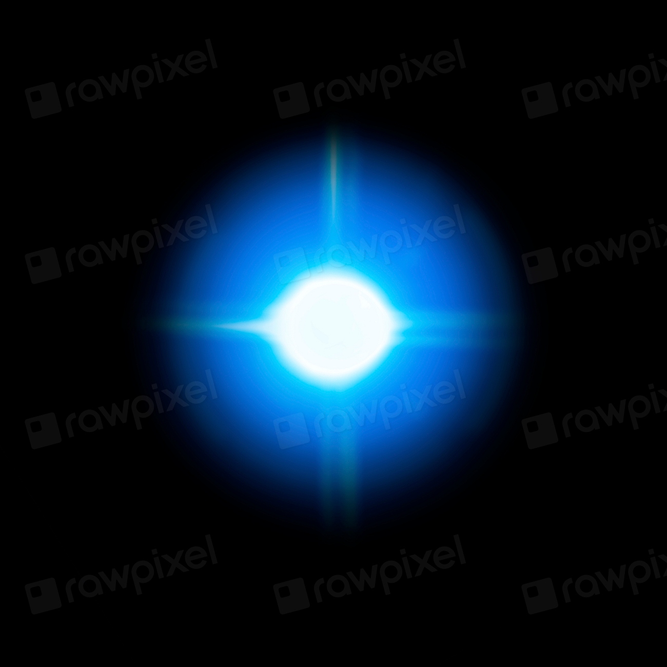 Blue Lens Flare Effect Design | Premium PSD - Rawpixel