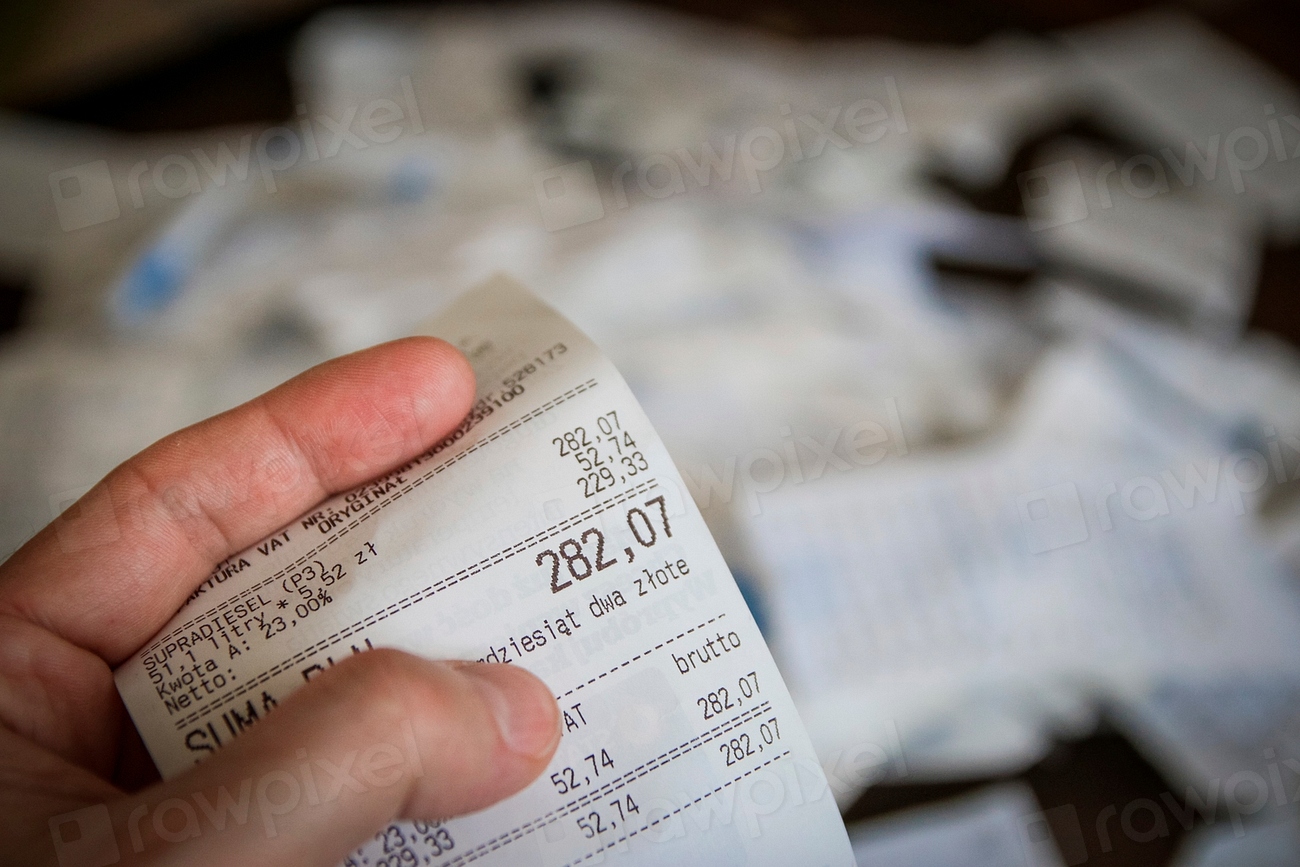 Expensive receipt, free public domain | Free Photo - rawpixel