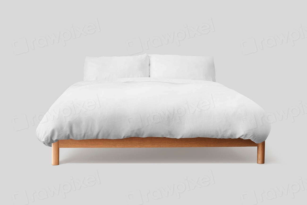 Minimal bed mockup psd with white Premium PSD Mockup rawpixel