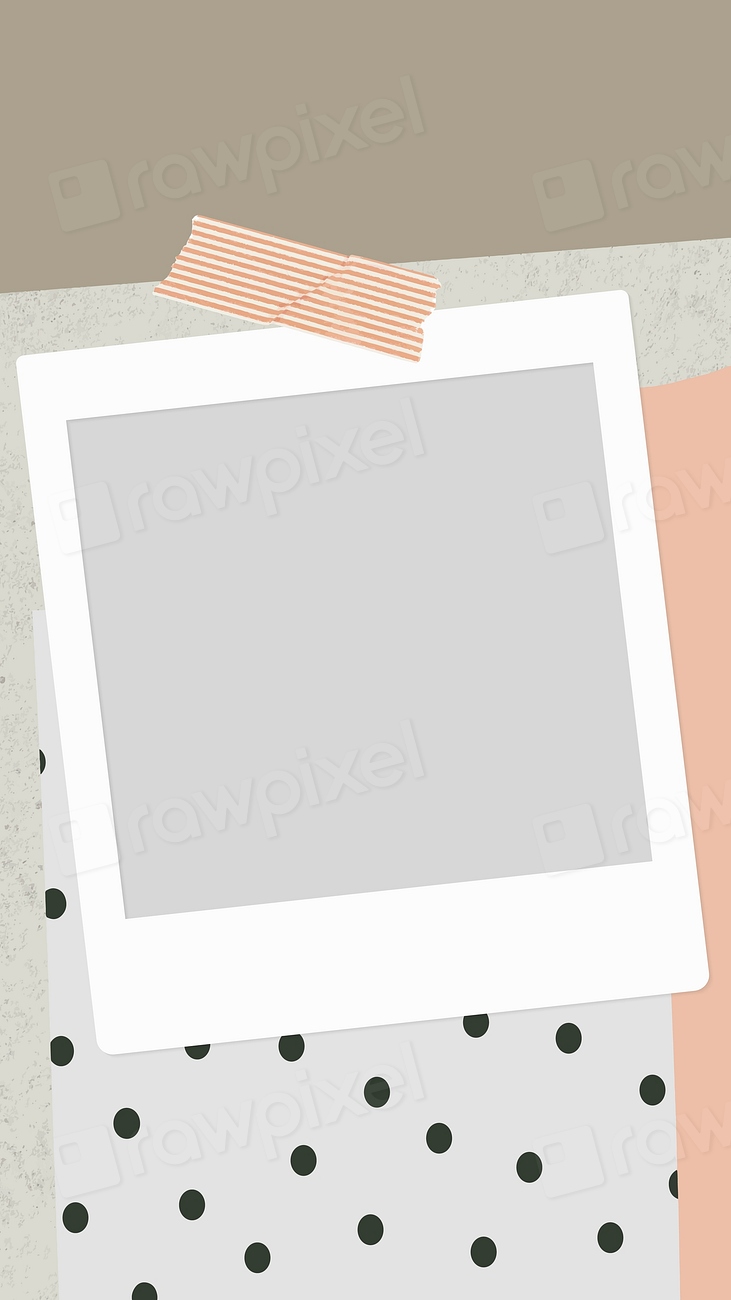 Frame background wallpaper vector Polaroid | Premium Vector - rawpixel
