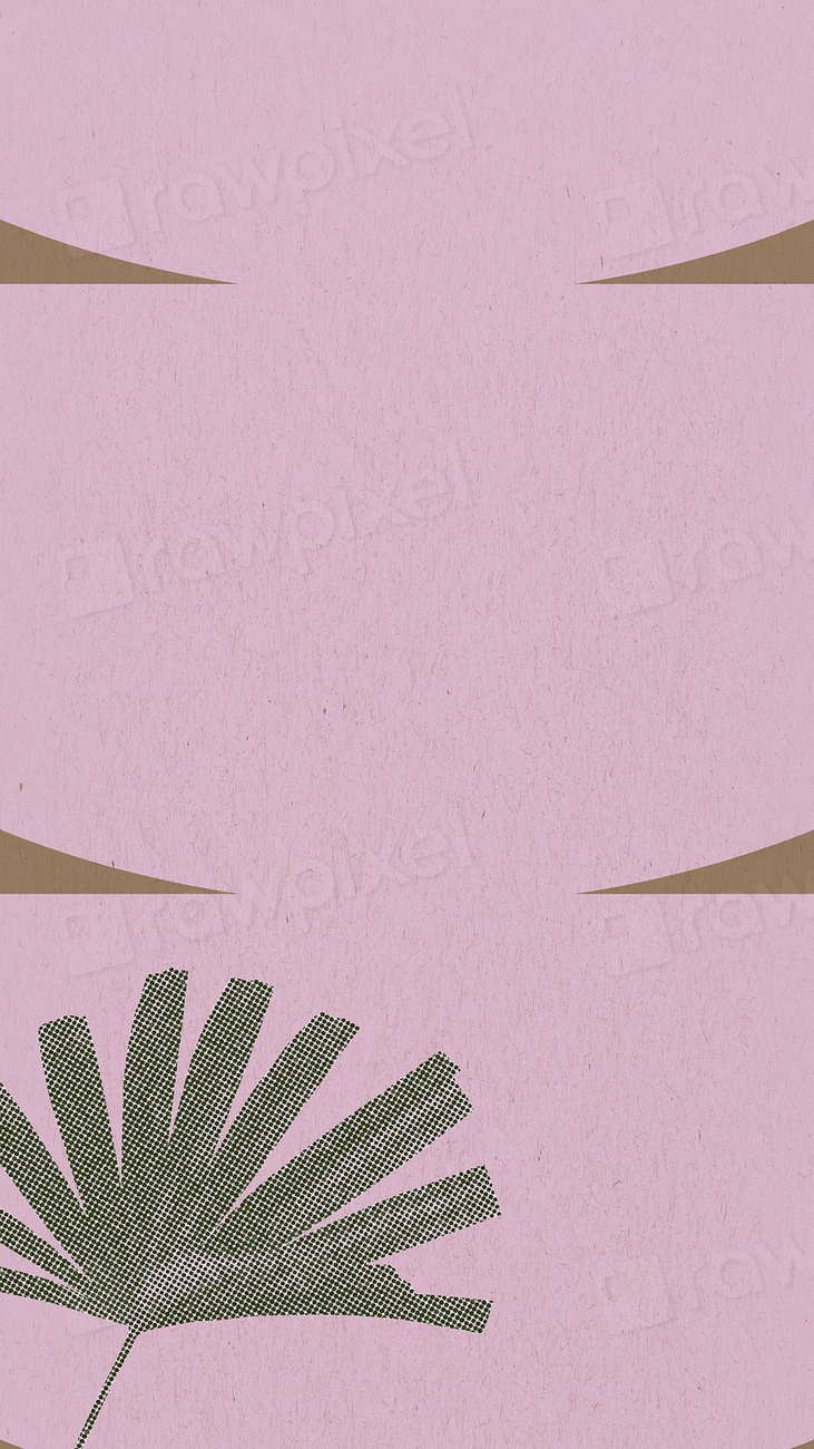 Pink tropical iPhone wallpaper, modern Free Photo rawpixel