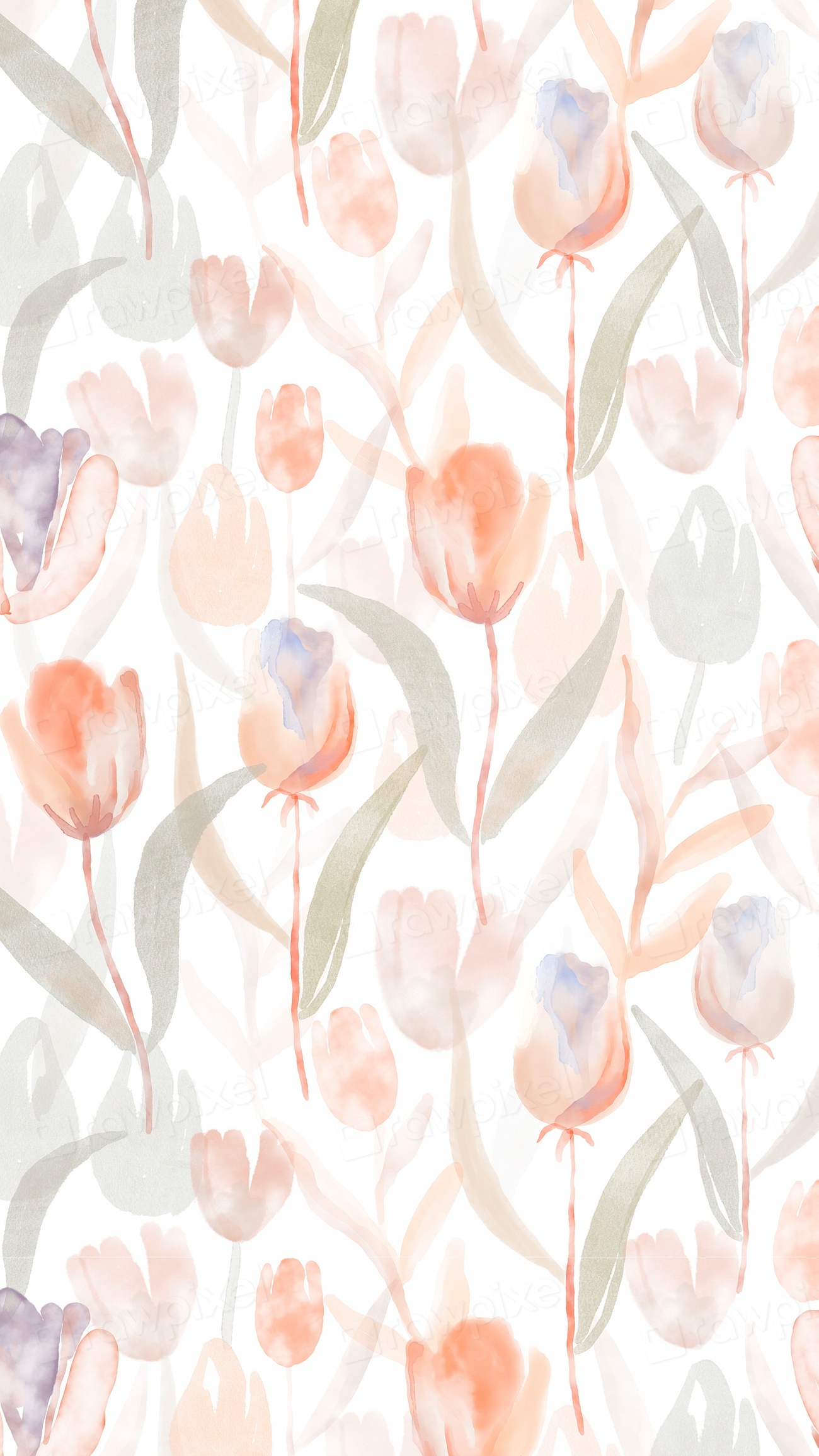 Flower mobile wallpaper, floral beige | Premium Photo Illustration