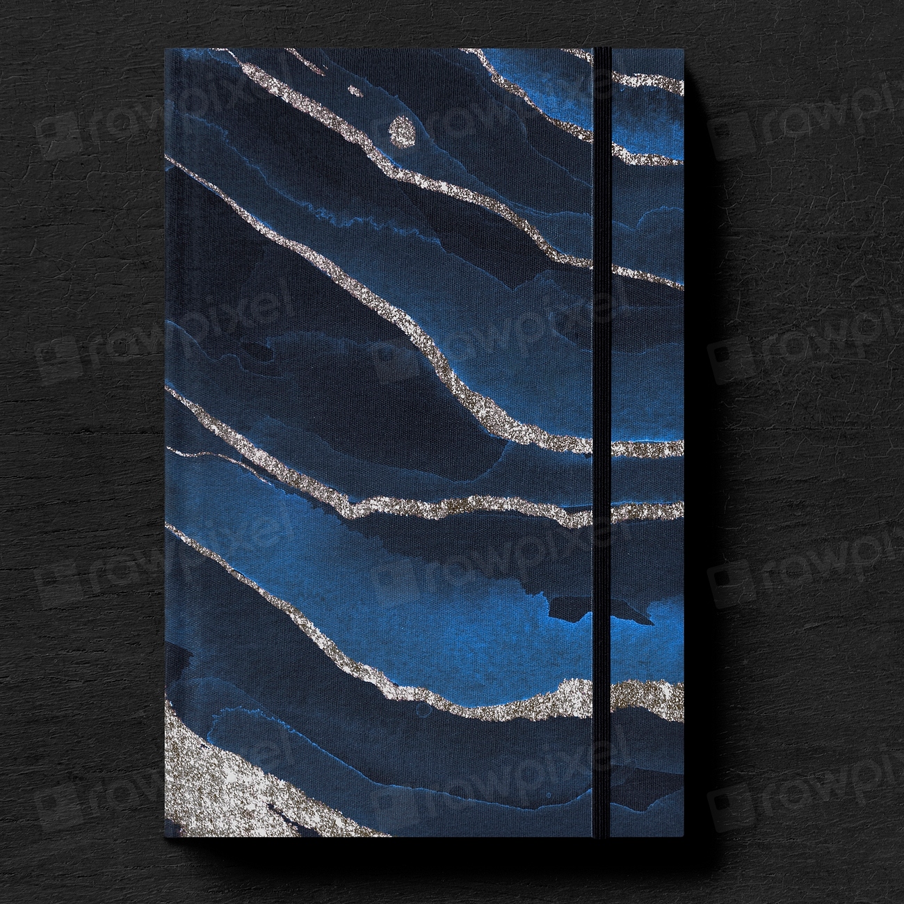 Dark Blue Book Cover Mon 