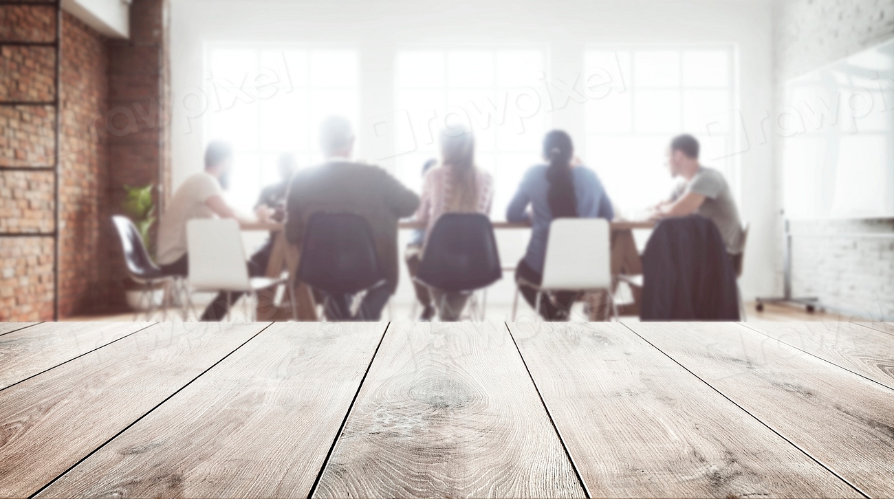 Wooden table in a meeting | Premium Photo - rawpixel