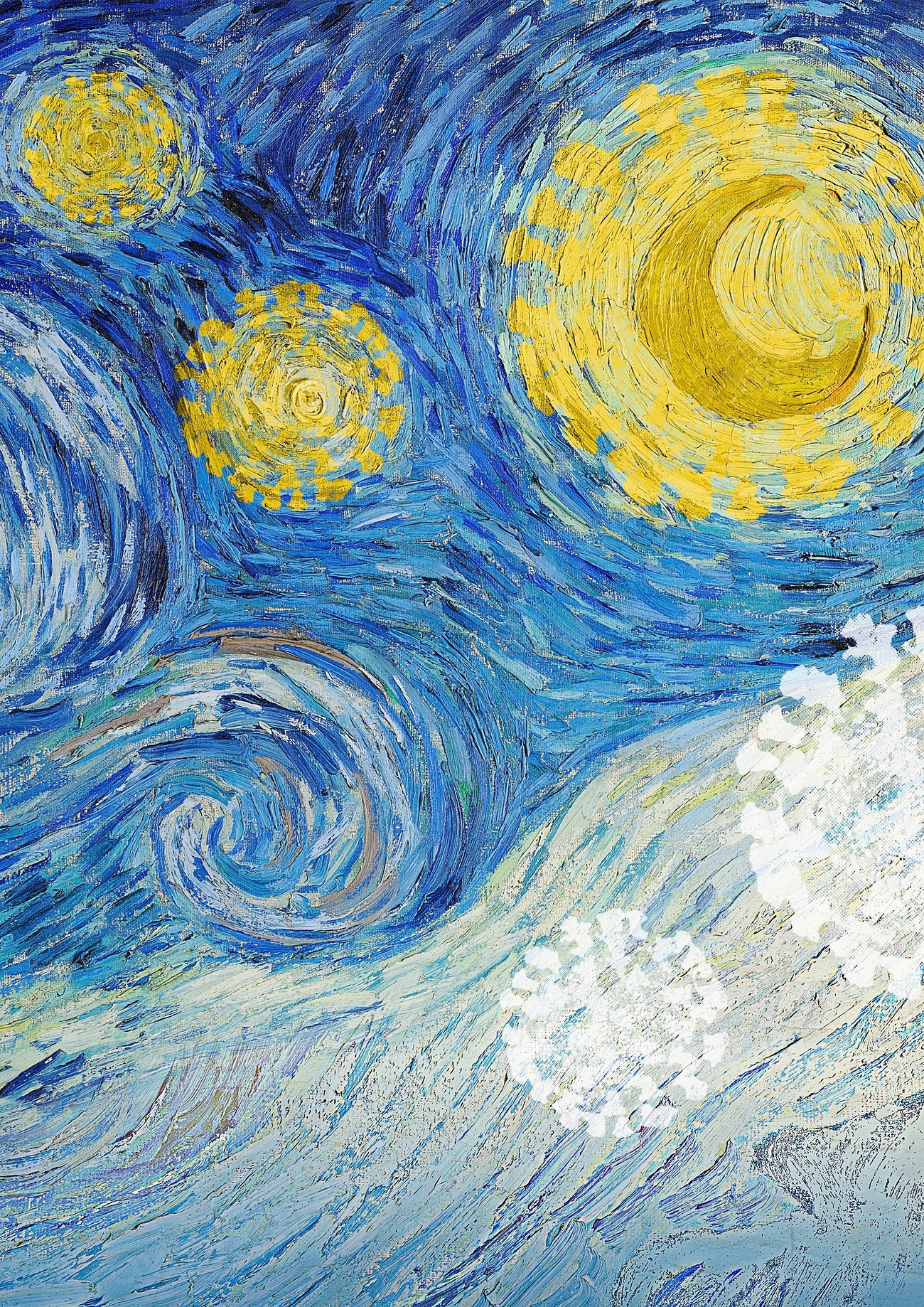 Van Gogh's Starry Night coronavirus | Free Photo - rawpixel