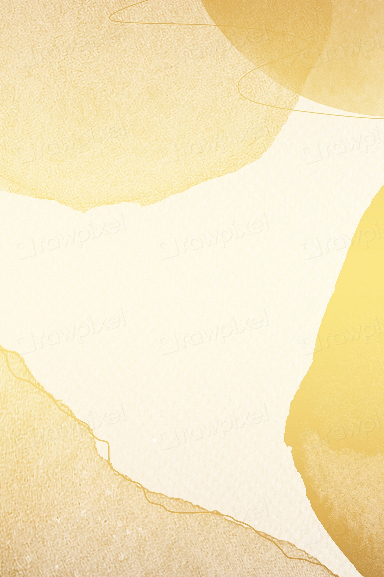 Abstract Gold Watercolor Background Design 