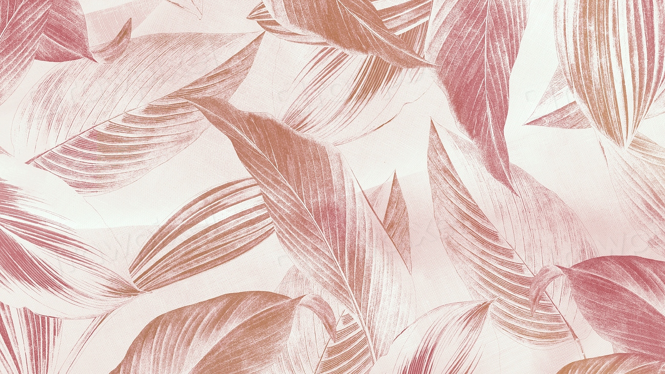 Pink leaf pattern HD wallpaper, Premium Photo rawpixel