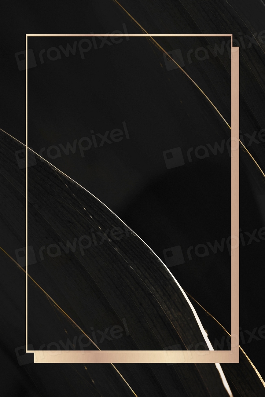 Golden rectangle frame streaked background | Premium PSD - rawpixel