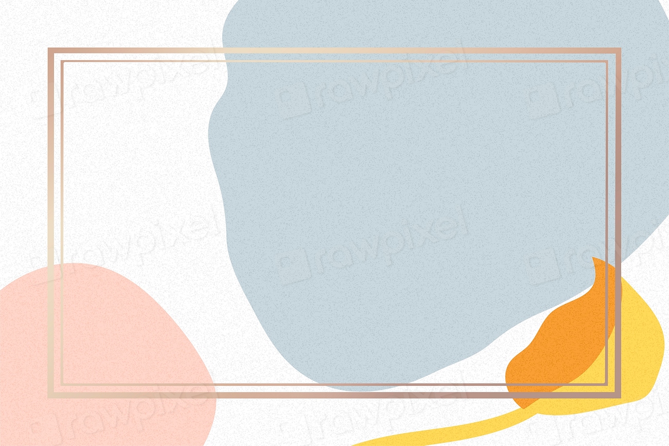Gold rectangular psd frame on abstract | Free PSD - rawpixel