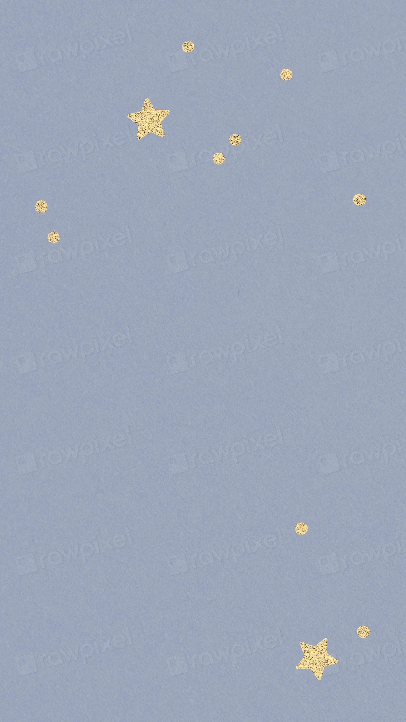 Blue background gold stars pattern | Free Photo - rawpixel