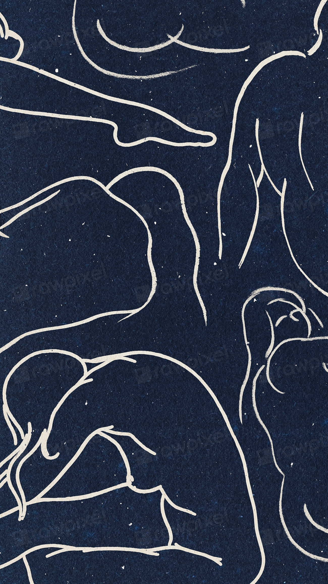 Naked Women Pattern Vintage Illustration Free Photo Rawpixel