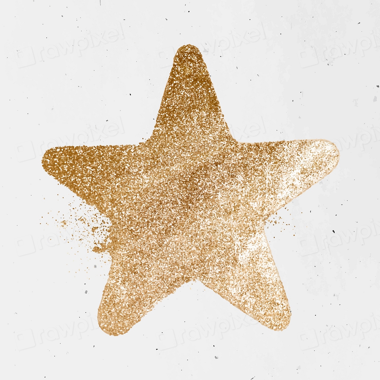 Gold sparkly star vector icon | Premium Vector - rawpixel