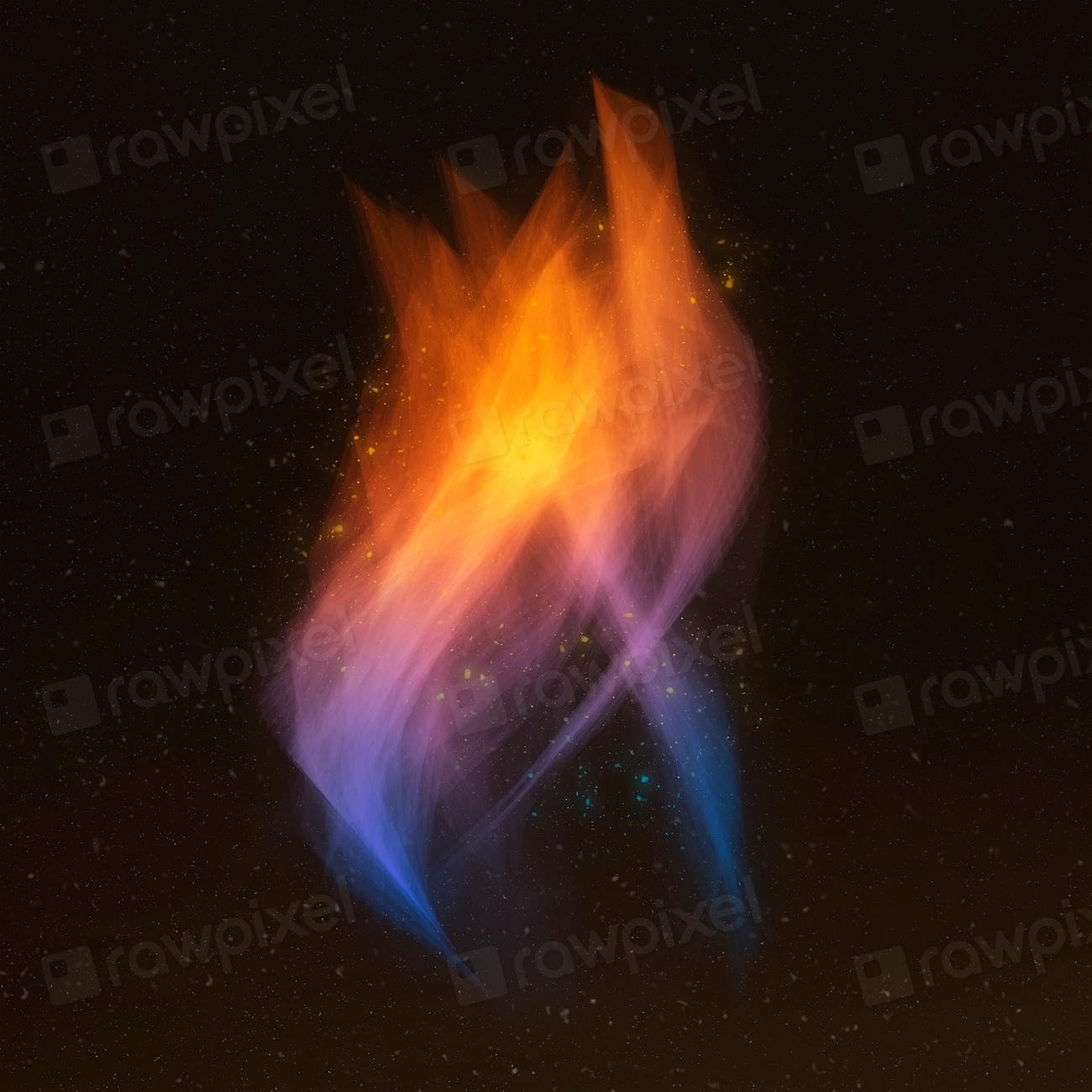 Dramatic gradient fire flame graphic Free Photo rawpixel