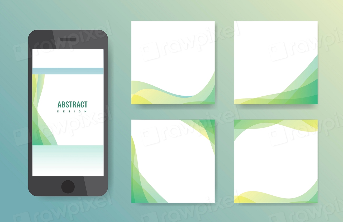 Blank Abstract Design Banner Illustration Free Vector Rawpixel