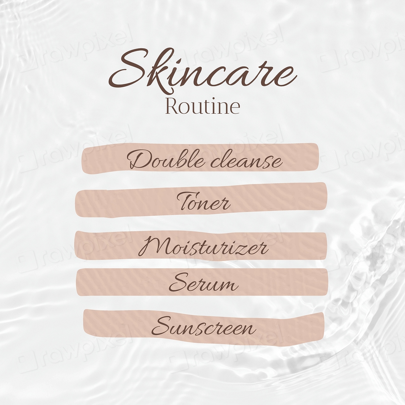 Skincare Instagram post template, list | Premium Vector Template - rawpixel