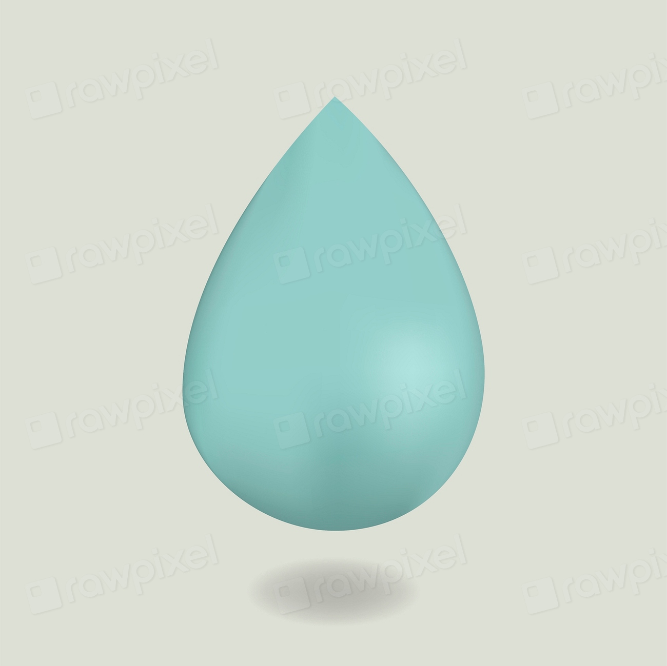 Vector image of water drop Free Vector rawpixel