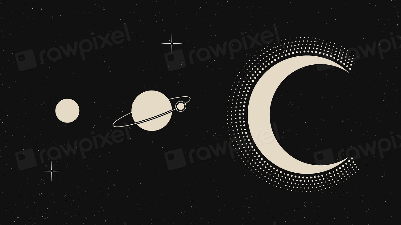 Solar system desktop wallpaper, beige | Premium Photo - rawpixel