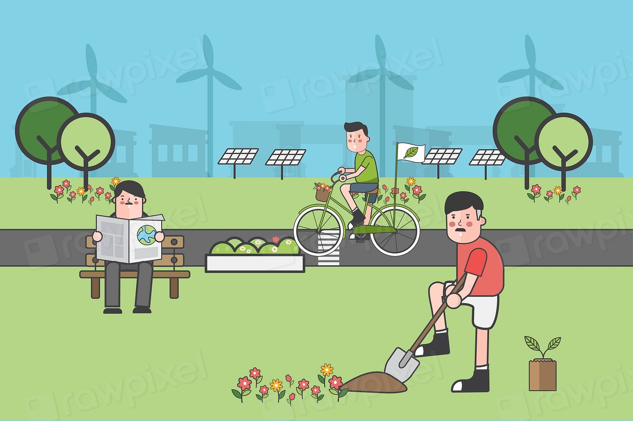 Illustration set of environmental vector | Premium Vector - rawpixel