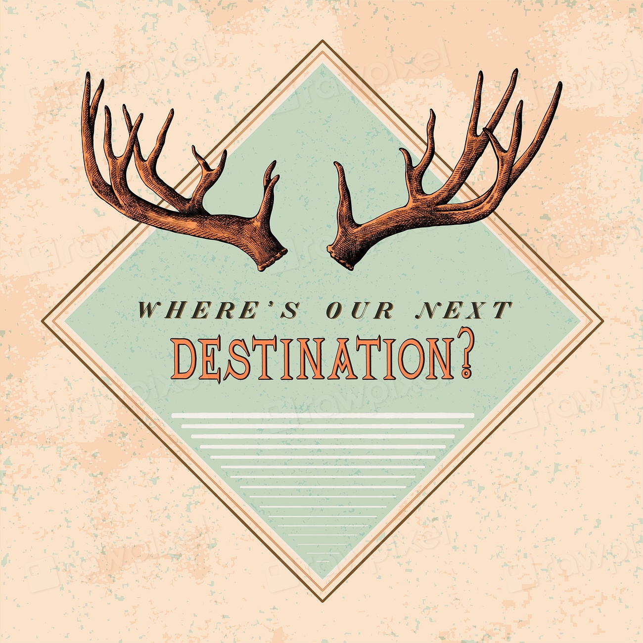 Destination Travel Logo Design Vector 