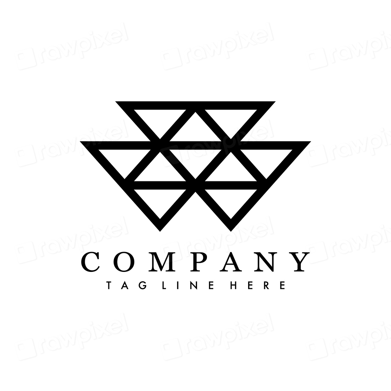 Modern company logo design vector | Premium Vector - rawpixel