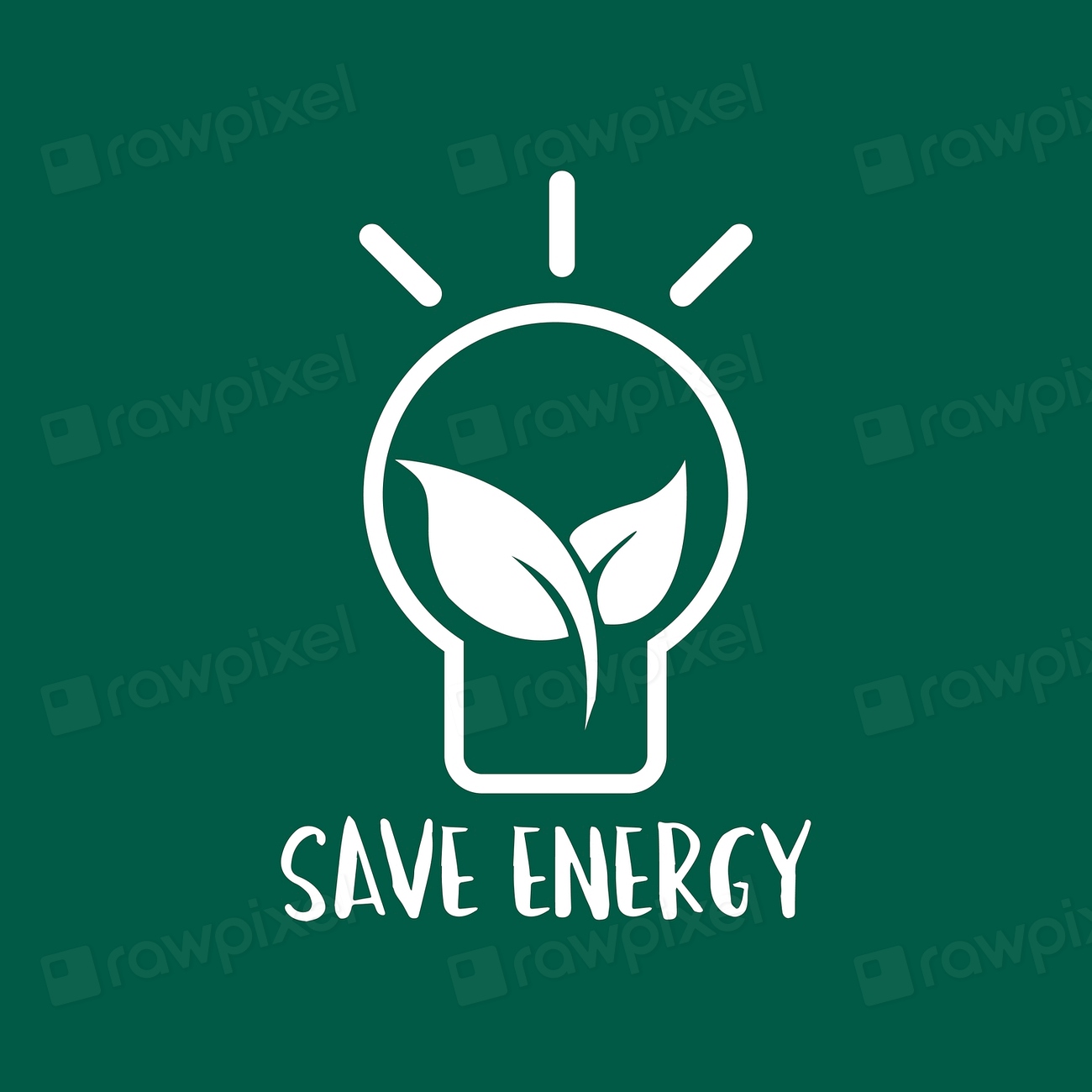 Save energy campaign light bulb | Free Vector - rawpixel