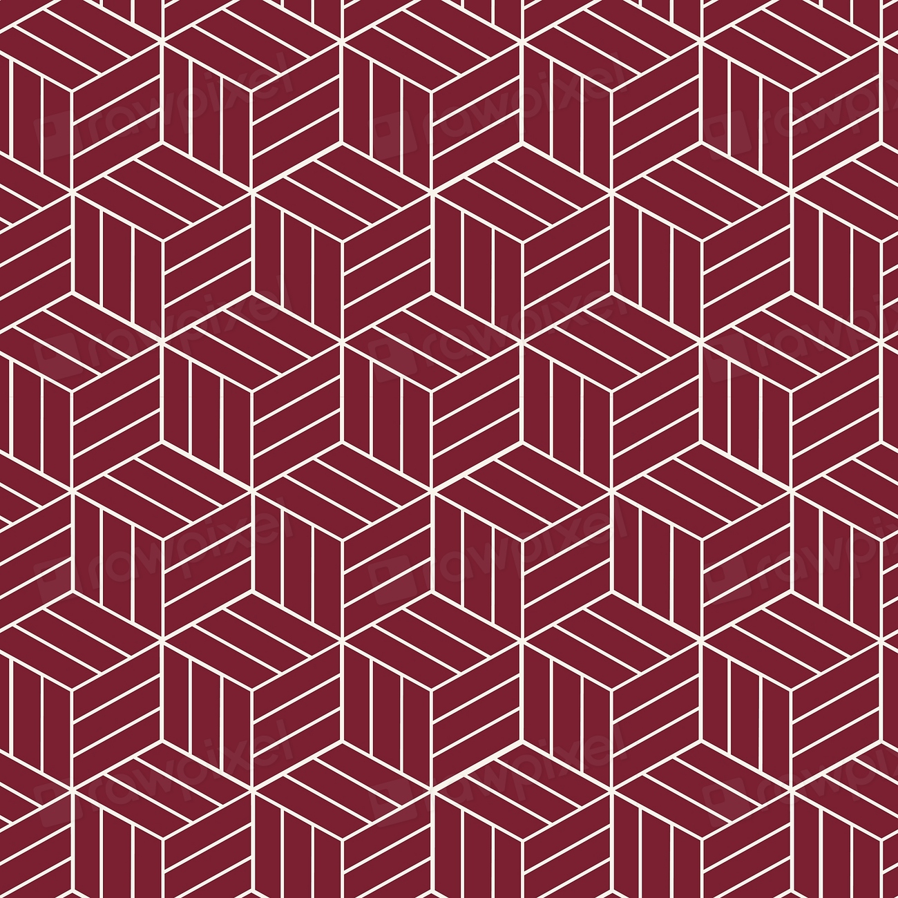 Seamless Japanese-inspired geometric pattern vector | Premium Vector ...