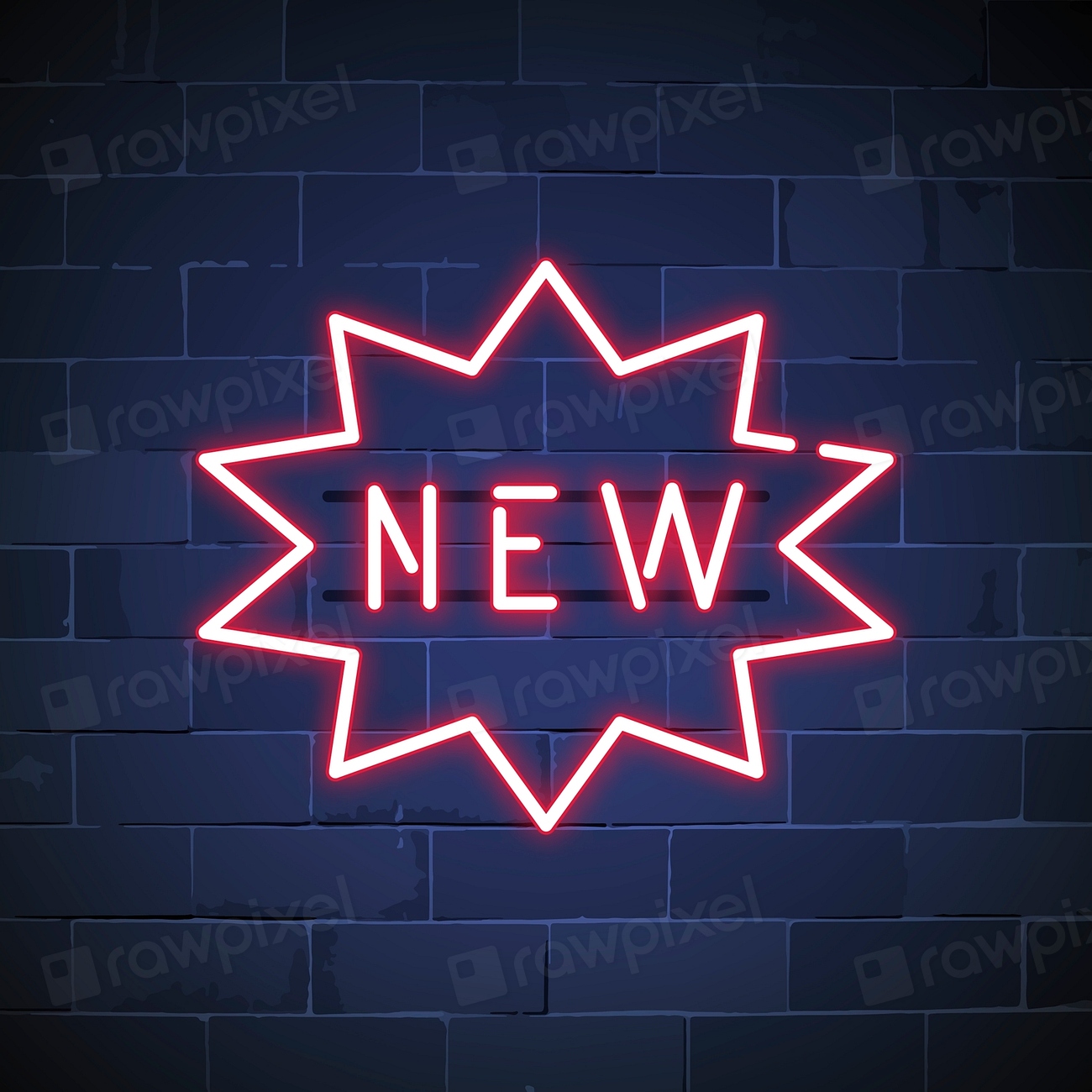 New in shop neon sign | Free Vector - rawpixel