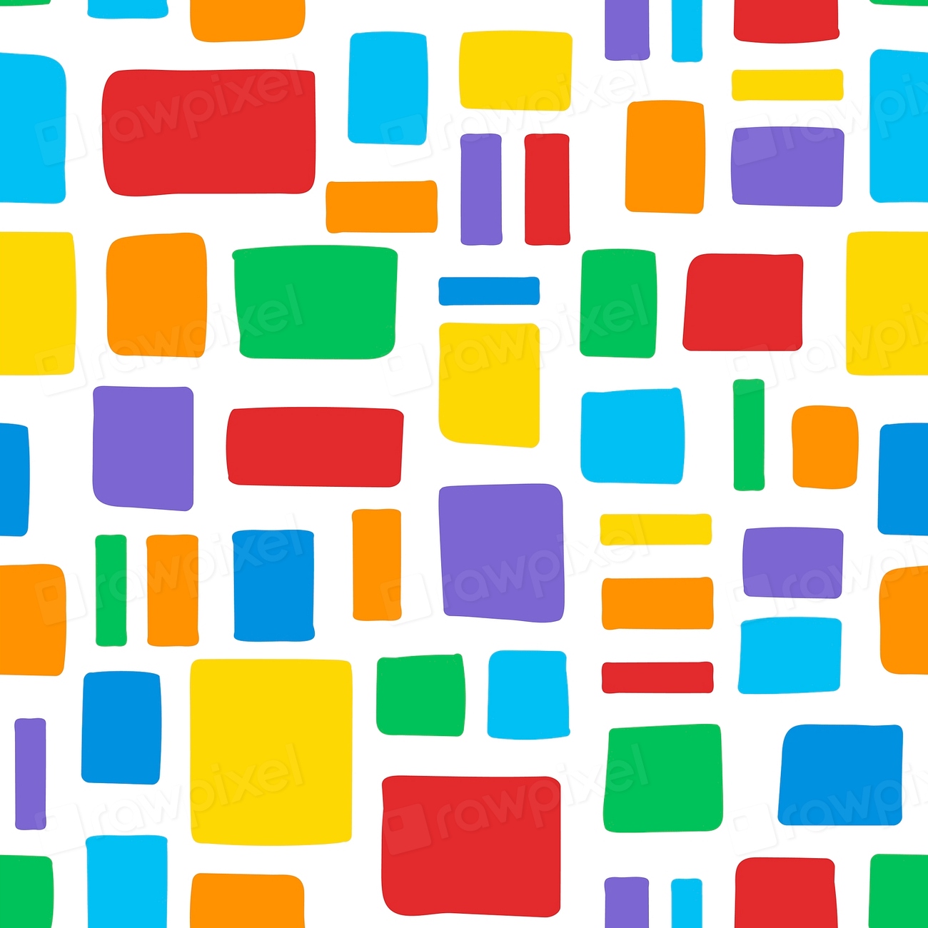 Seamless colorful brick pattern vector | Premium Vector - rawpixel