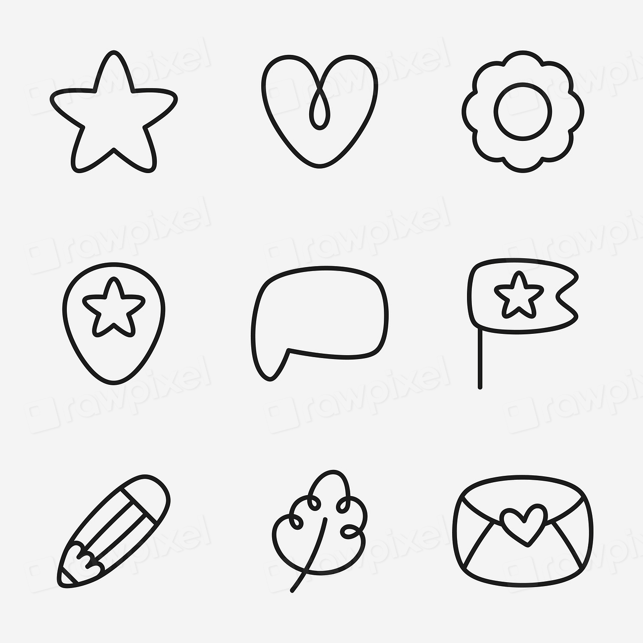 Cute planner sticker vector collection | Premium Vector - rawpixel