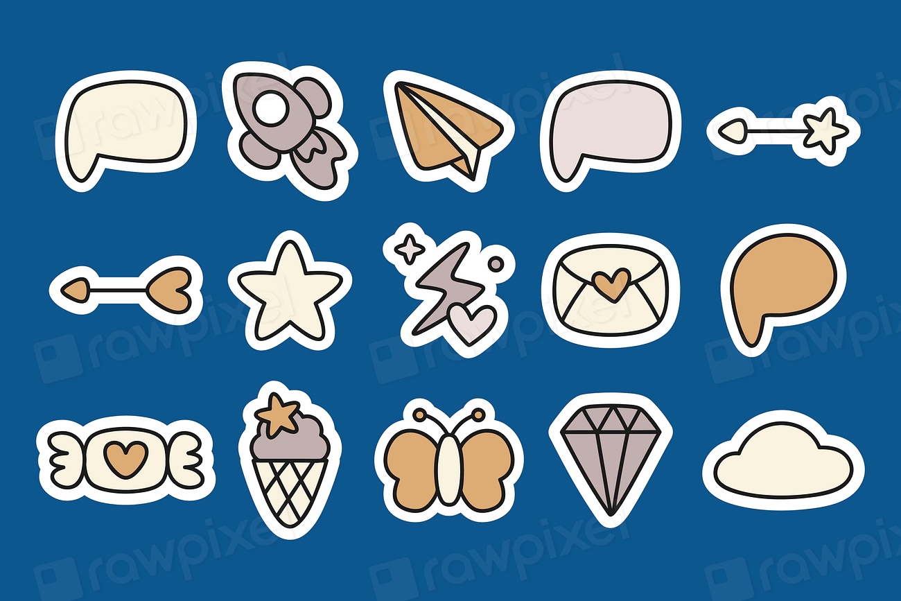Cute planner sticker vector collection | Premium Vector - rawpixel
