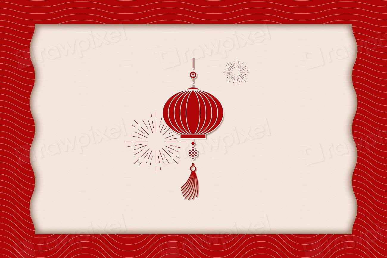 Traditional Chinese red lantern design | Free Vector - rawpixel