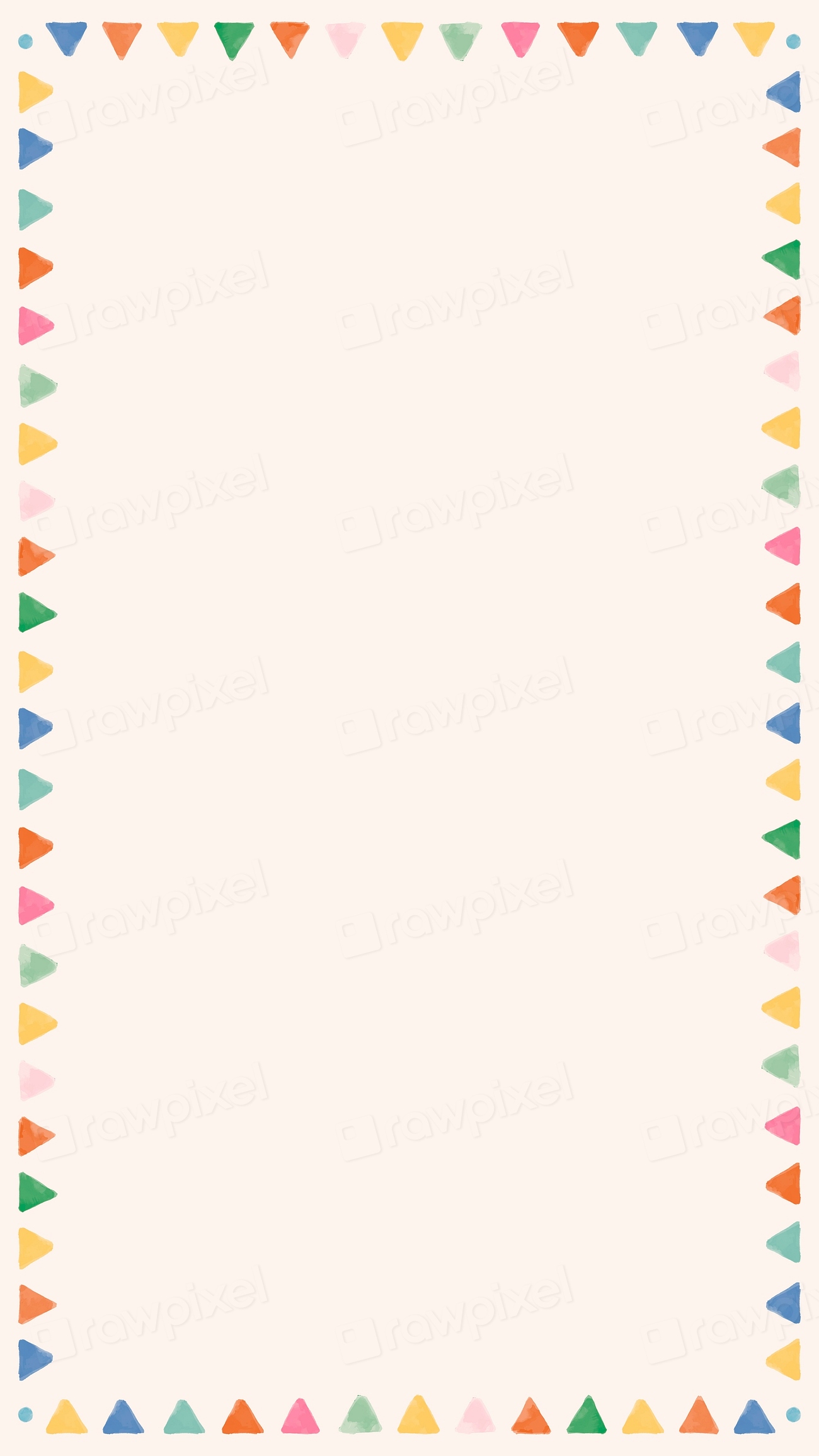 Blank colorful watercolor frame vector | Premium Vector - rawpixel