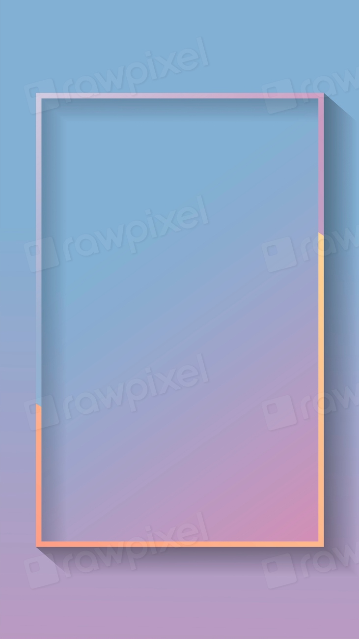 Blank rectangle colorful abstract frame | Premium Vector - rawpixel